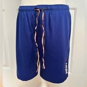 U.S.POLO ASSN. Men Sleepwear, Shorts, Navy Blue, Size Medium